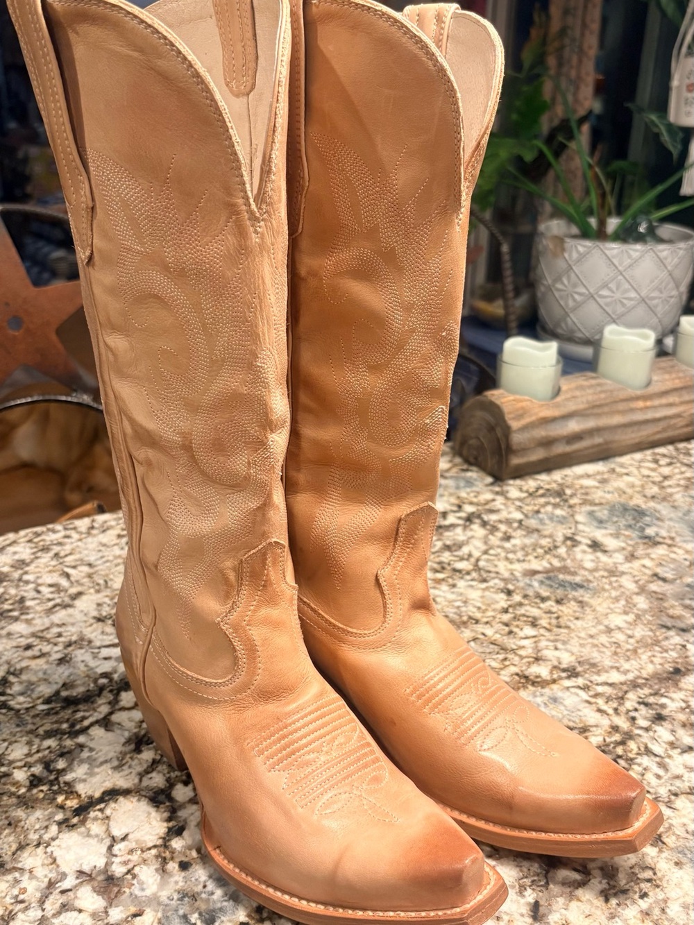 Women’s Freebird Woodland blush  Western Cowboy Boots - Classic  Style